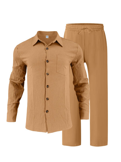 Herren Hemd und Hose Set Modern Elegante Business Kleidung