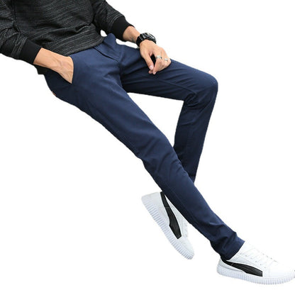 Herren Chino-Hose Slim Fit mit Taschen Modern