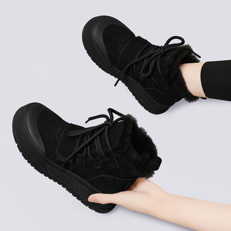 Damen Winterstiefel Sneaker Boots Warm Isoliert Rutschfest - BerlinGlamour