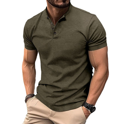 Männer Kurzarm Polo Shirt Freizeit Modern