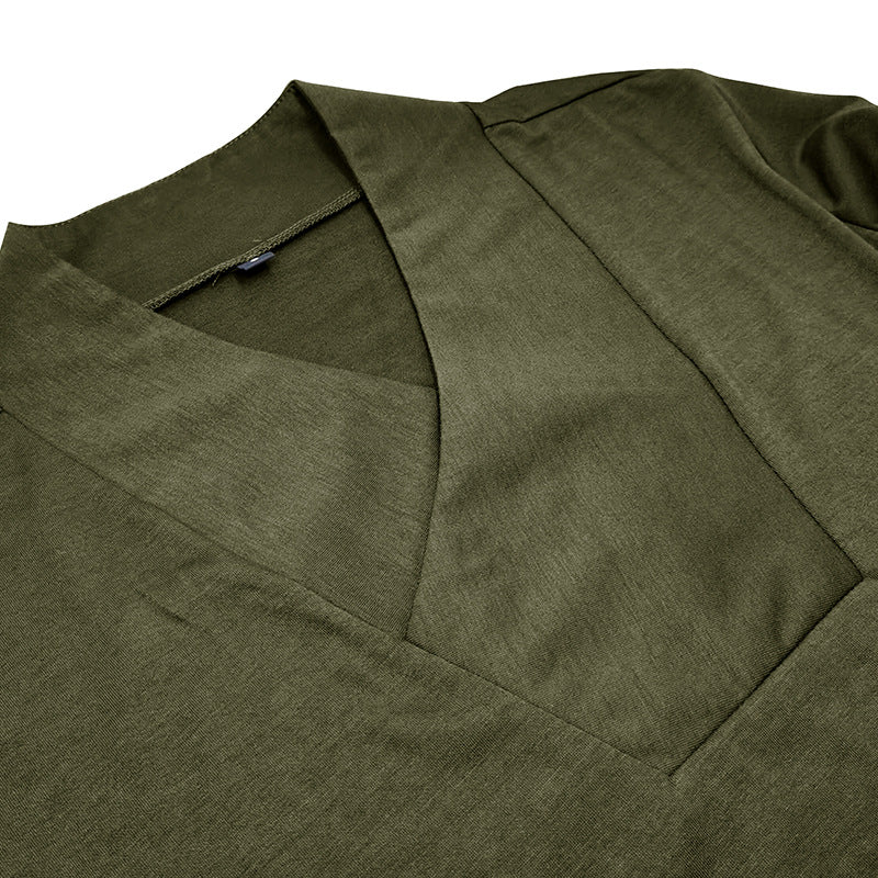 Herren Longsleeve V-Ausschnitt Modern Berlin Style