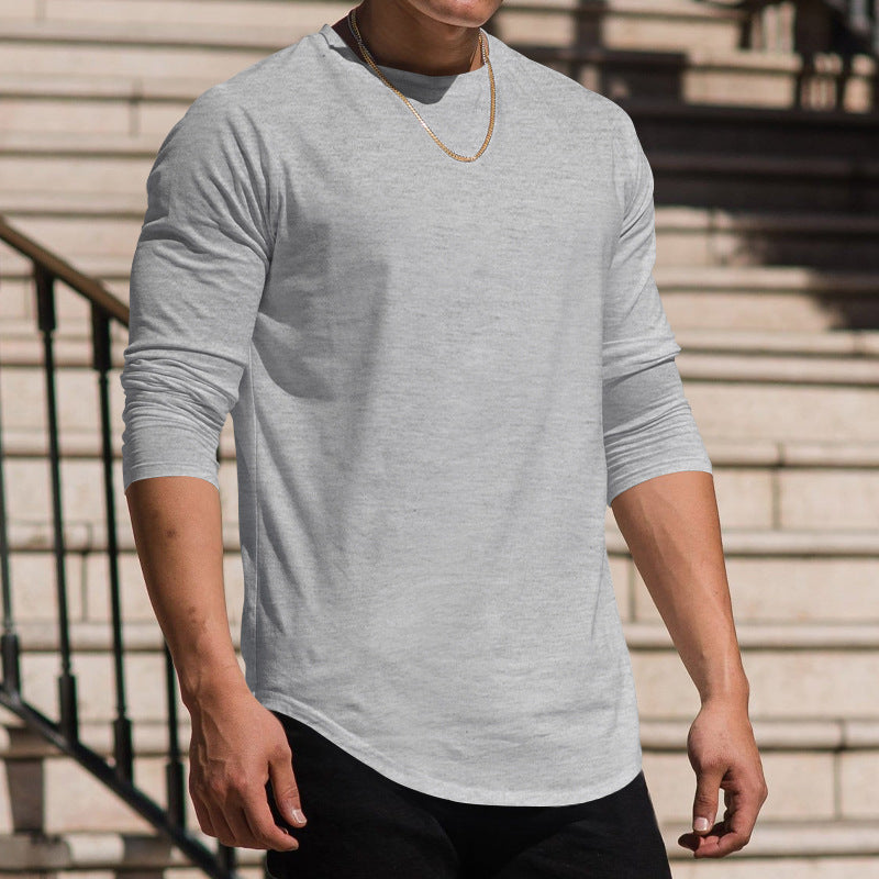 Lässiges Herren T-Shirt Langarm Modern Berlin Style