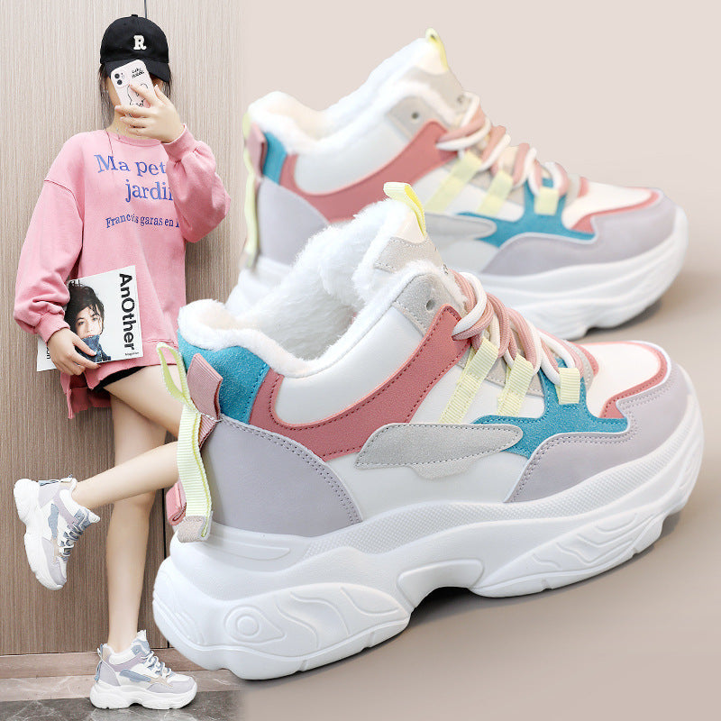 Damen Sneaker Winter Warm kuschelig Sportlich - BerlinGlamour