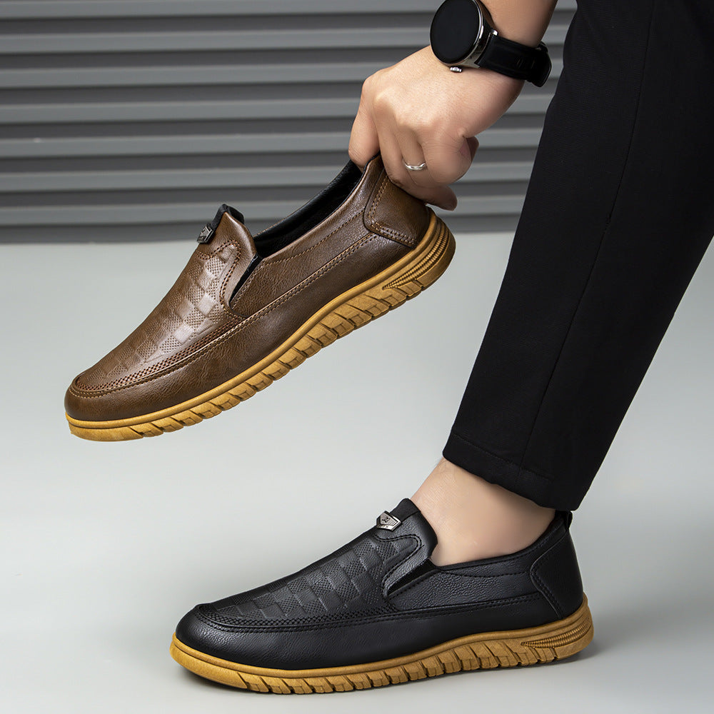 Bequeme Herren Loafers Freizeitschuhe Lederschuhe