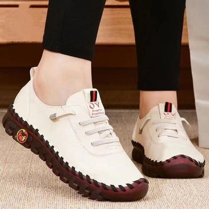 Damen Freizeitschuhe Bequem Elastisch Schnürsenkel