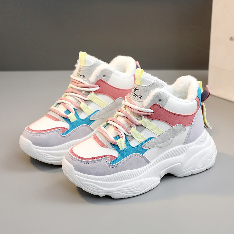 Damen Sneaker Winter Warm kuschelig Sportlich