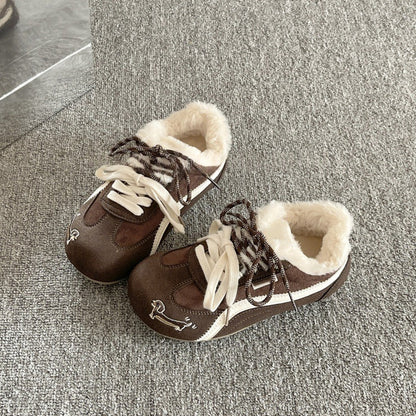 Damen Sneaker Bequem Weich Futter Sportlich