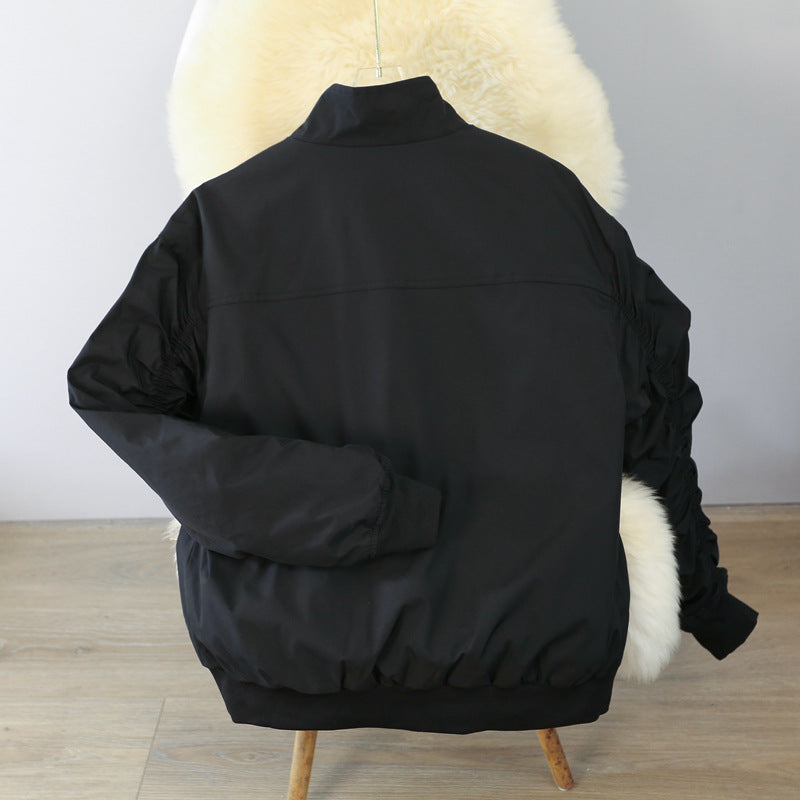 Herren Übergangsjacke Elastisch Praktisch Mit Taschen