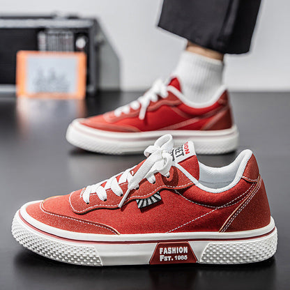 Damen Sneaker Bequem Canvas Weiße Schuhe Modisch - BerlinGlamour