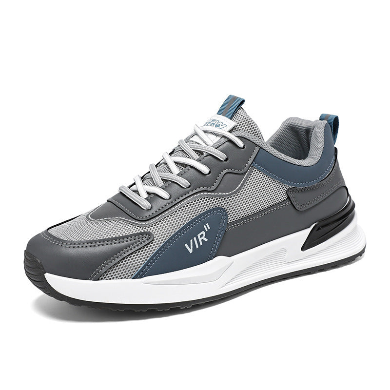 Damen Sneaker Atmungsaktiv Mesh Modisch Schwarz