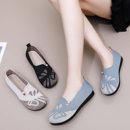 Damen Slipper Bequem mit Lochdesign Freizeit Schuhe - BerlinGlamour