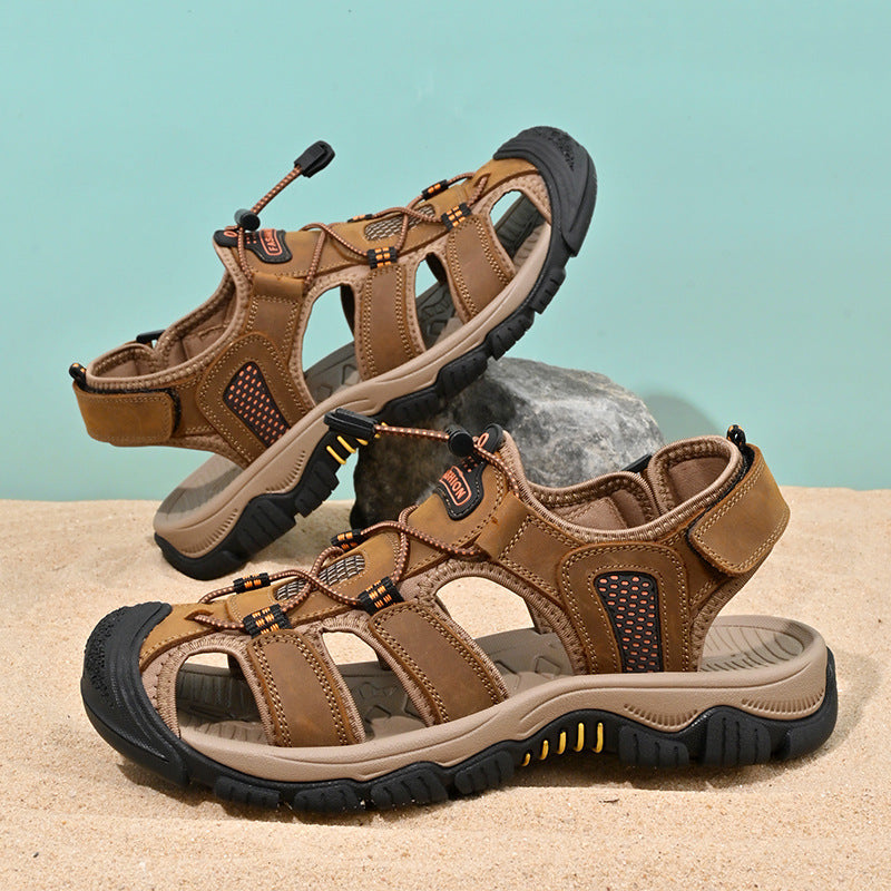 Damen Outdoor-Sandalen Sportlich Schnellschnürer Stabiler Sohle