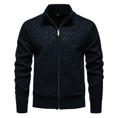 Herren Strickjacke Modern Struktur Optik Berlin Style