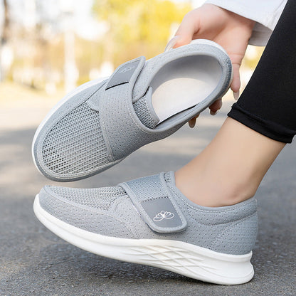 Damen Bequeme Schuhe Mit Klettverschluss Komfortabel