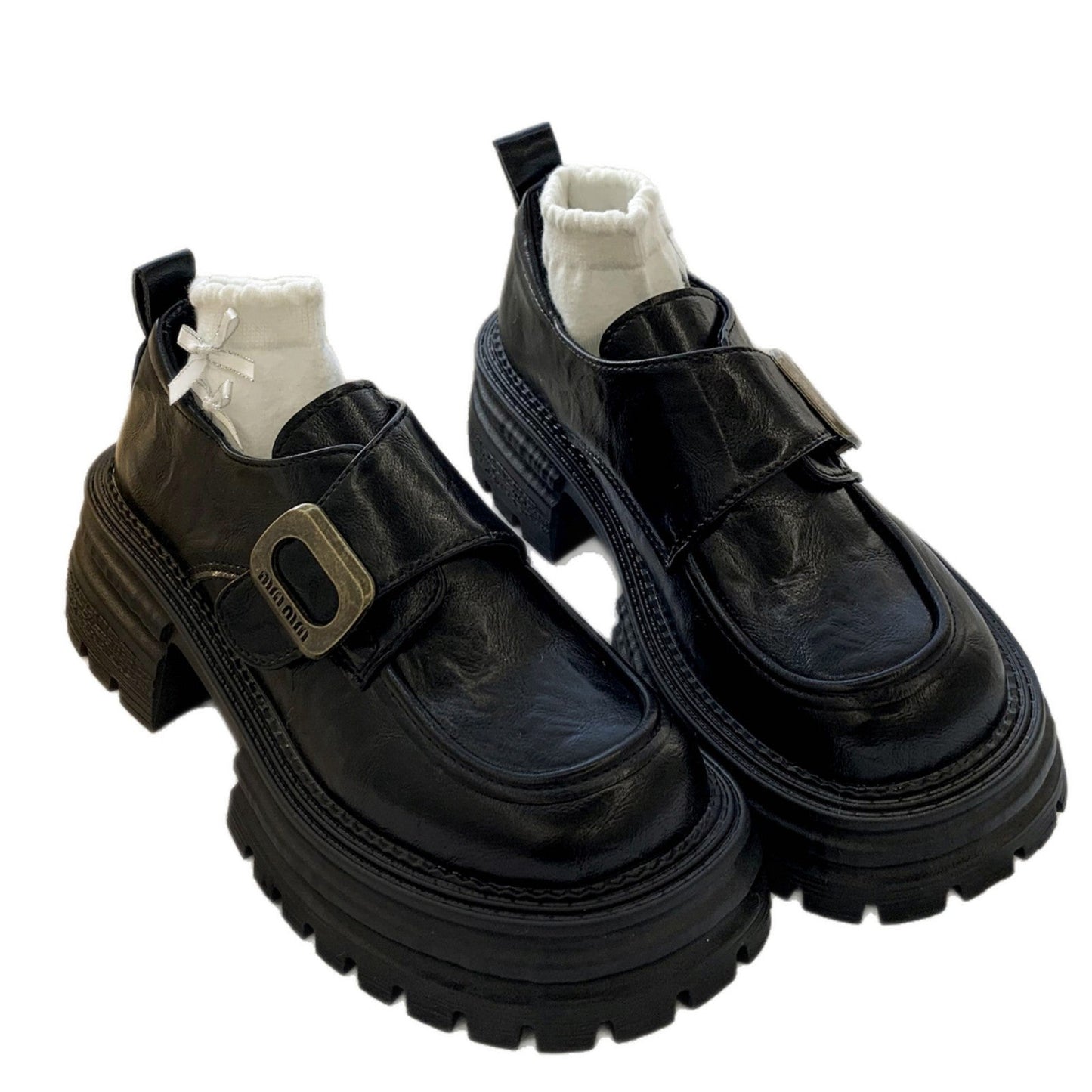 Damen Stiefeletten Chunky Komfortabel Schnürsenkel