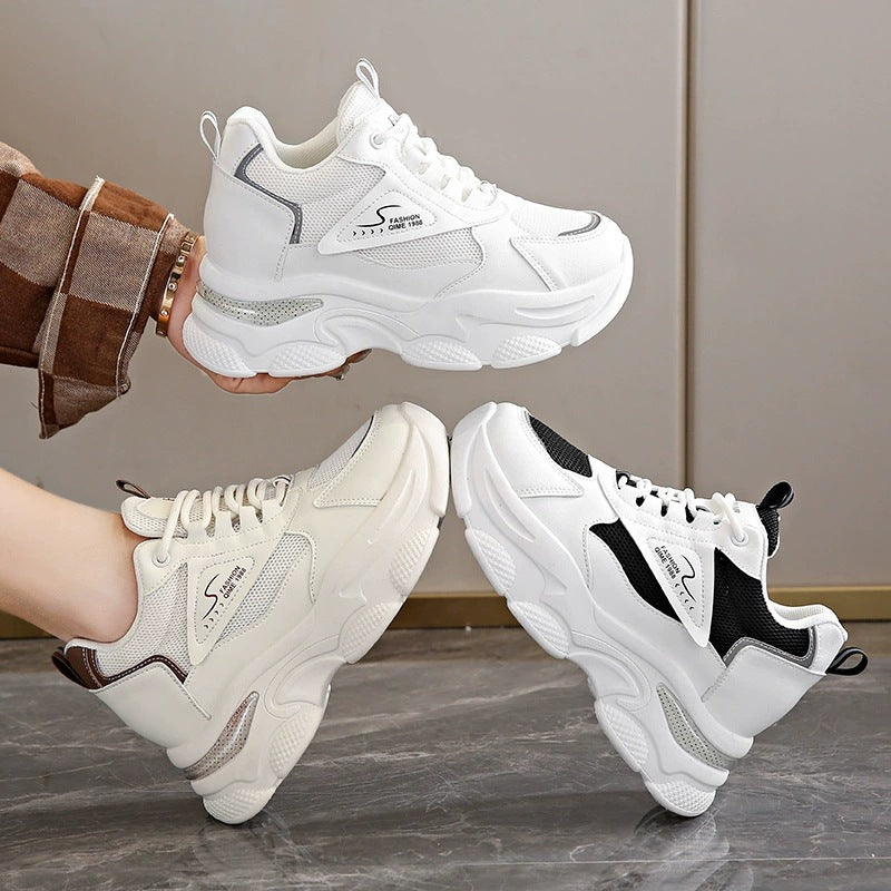 Damen Sneaker Sportlich Leicht Atmungsaktiv Chunky - BerlinGlamour