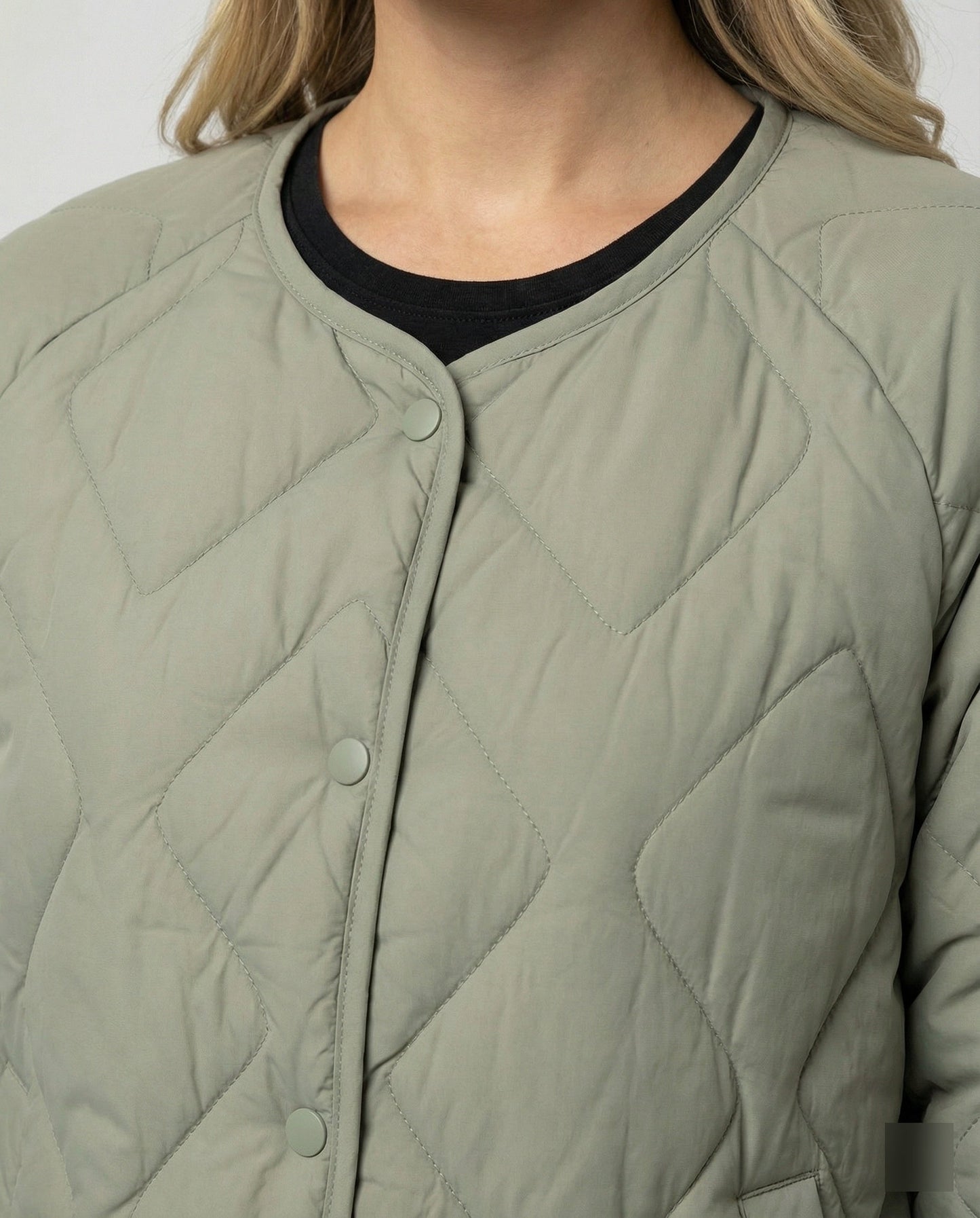 Damen Steppjacke Kurz Leicht Daunenjacke Winter Trend