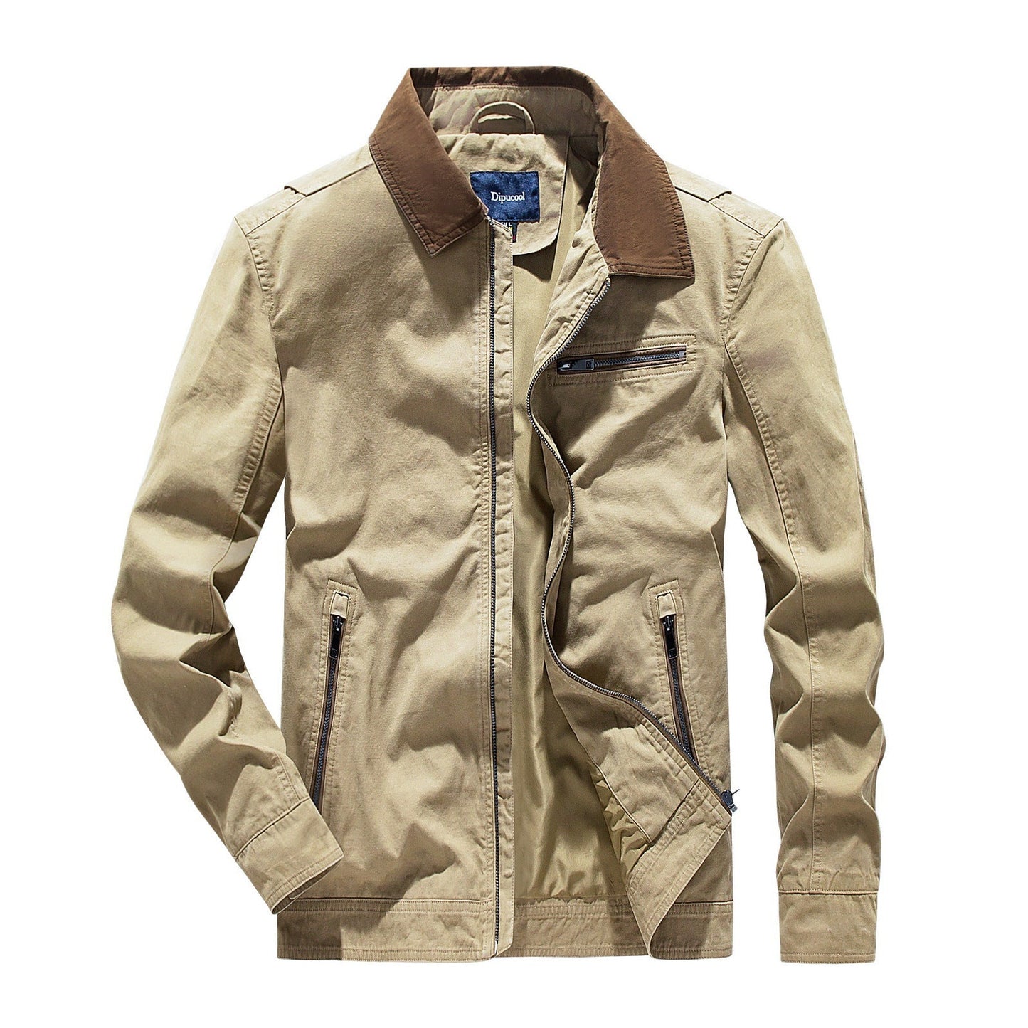 Herren Übergangsjacke Modern mit Auffälligem Kragen - BerlinGlamour
