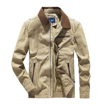 Herren Übergangsjacke Modern mit Auffälligem Kragen - BerlinGlamour