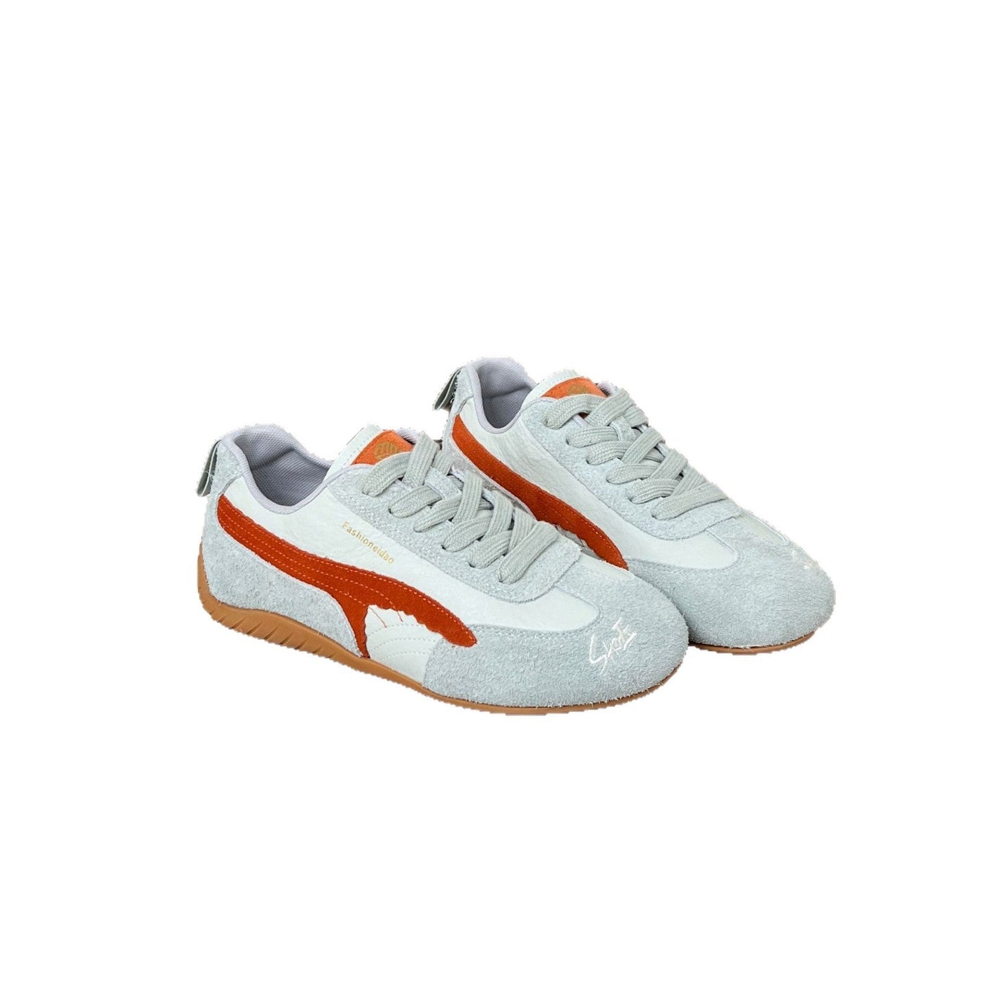 Damen Sneaker Elegant Rutschfest Weite Passform