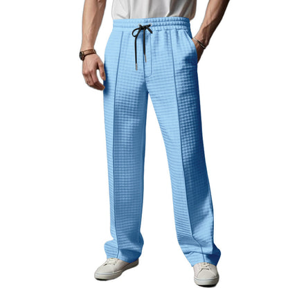 Herren Sporthose elastisch Rautenmuster Stretch