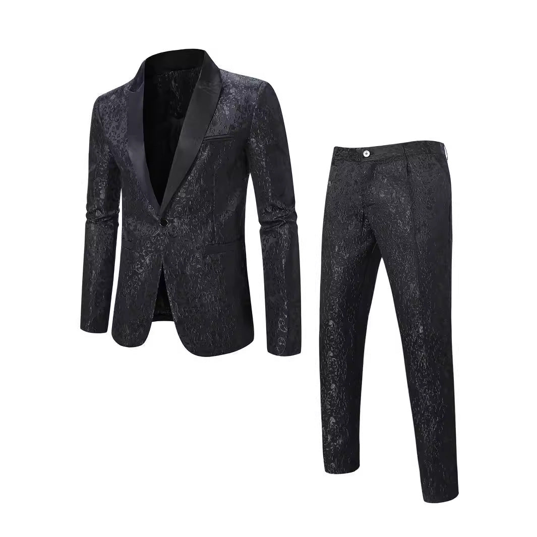 Herren Anzug Set Elegant mit Muster Modern - BerlinGlamour