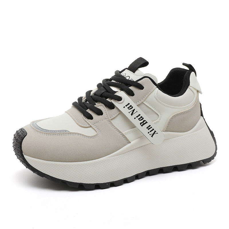 Damen Sneaker Sportlich Chunky Atmungsaktiv Mit Rutschfester Sohle