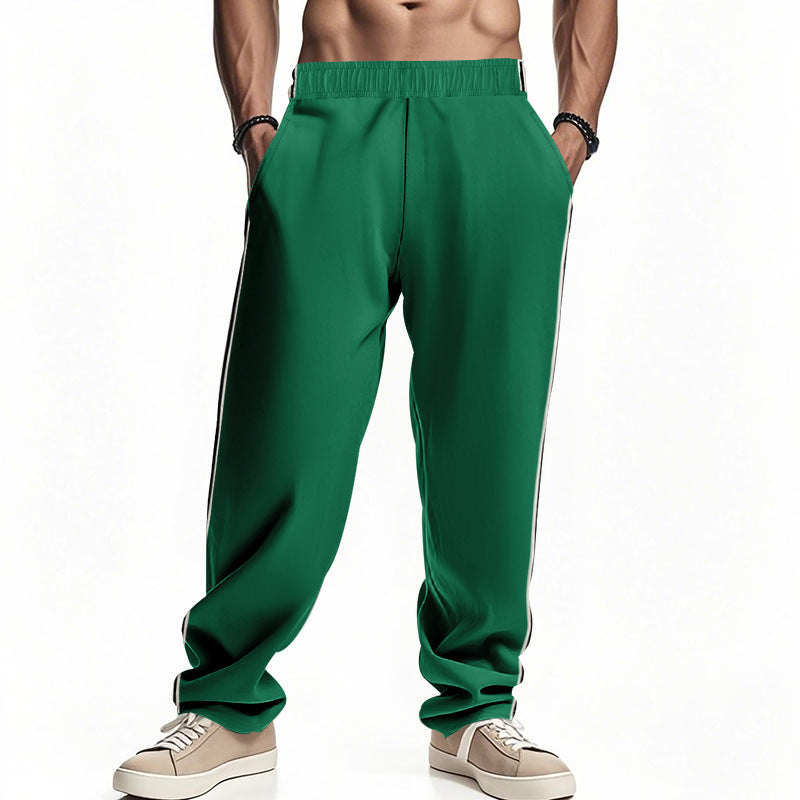 Herren Sport hose Elastisch Mit Streifen Comfort