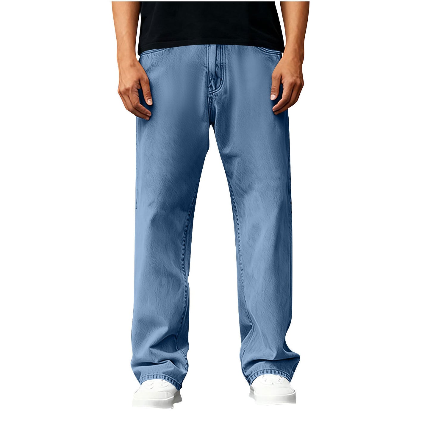 Herren Jeans Weite Bein mit vielen Taschen