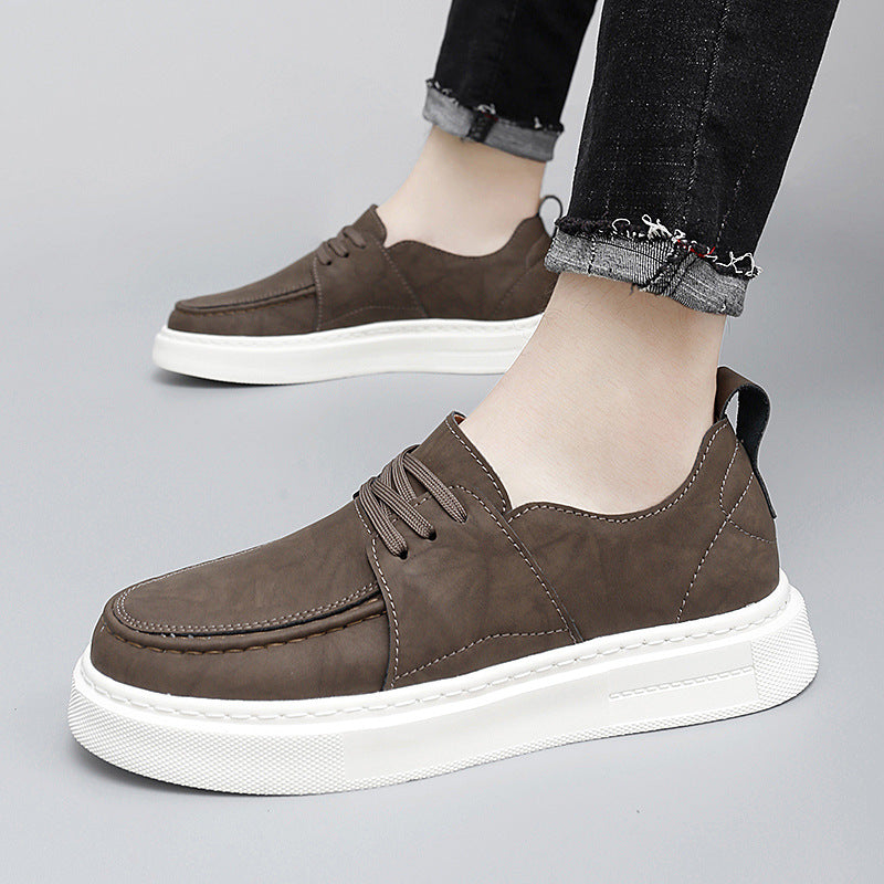 Damen Leder Sneaker Sportlich Chic Modern