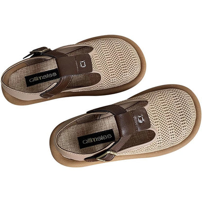Damen Sandalen Atmungsaktiv Komfortabel Verstellbar