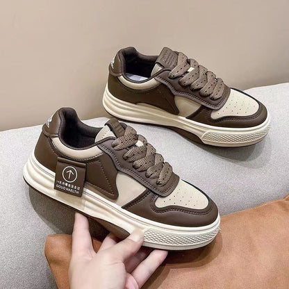 Damen Sneaker Sportlich Dicksohle Atmungsaktiv