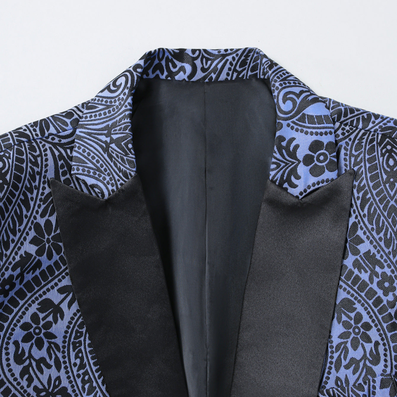 Herren Blazer Paisley Muster Elegant Modern