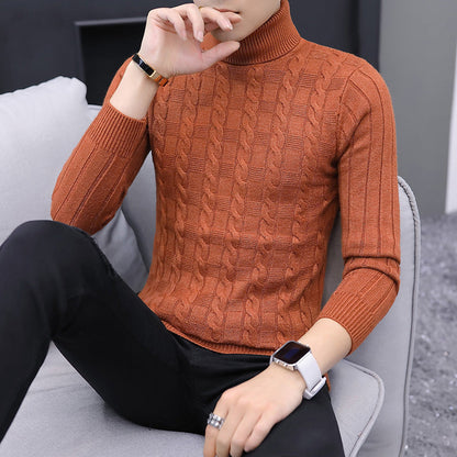 Herren Strickpullover Rollkragen Modern Elegант