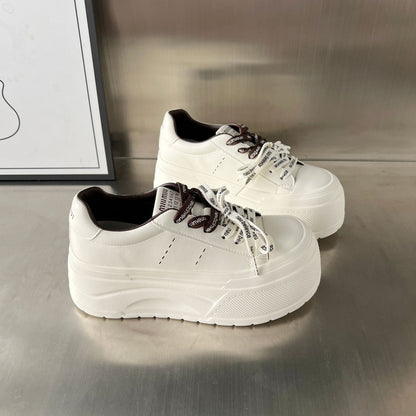Damen Plateau Sneaker Atmungsaktiv Modern Komfort