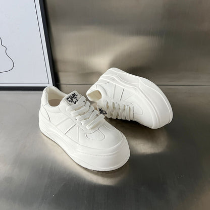 Damen Sneaker Plateau Komfort Atmungsaktiv Rutschfest
