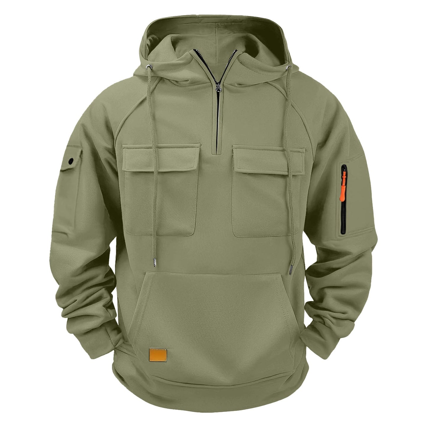 Herren Kapuzenpullover Sportlich Mit Taschen Modern