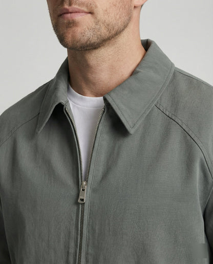 Herrenjacke Retro Grau Reverskragen Sportlich