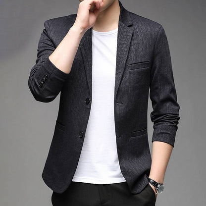 Herren Slimfit Jacke Elegant Muster Modern Style