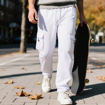 Bequeme Herren Jogginghose Cargo mit Seitentaschen Sportlich
