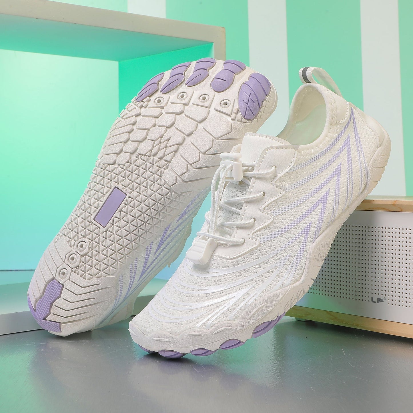 Damen Sportschuhe Bunt Atmungsaktiv Rutschfest
