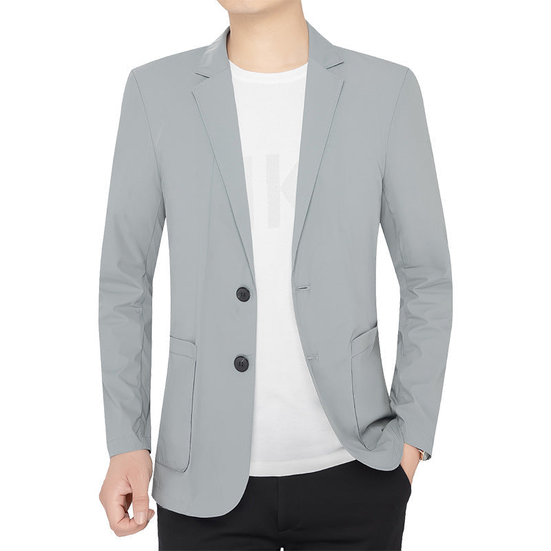 Herren Blazer Slim Fit Jacke Modern Stretch