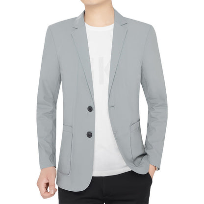Herren Blazer Slim Fit Jacke Modern Stretch