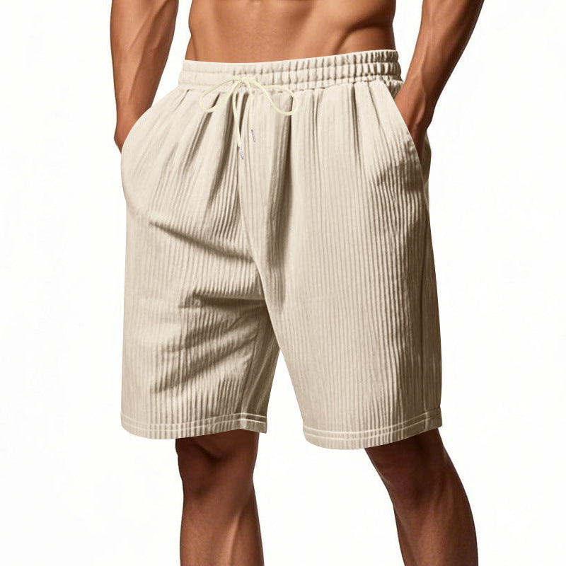 Herren Shorts Bequem Elastisch Mit Seitentaschen