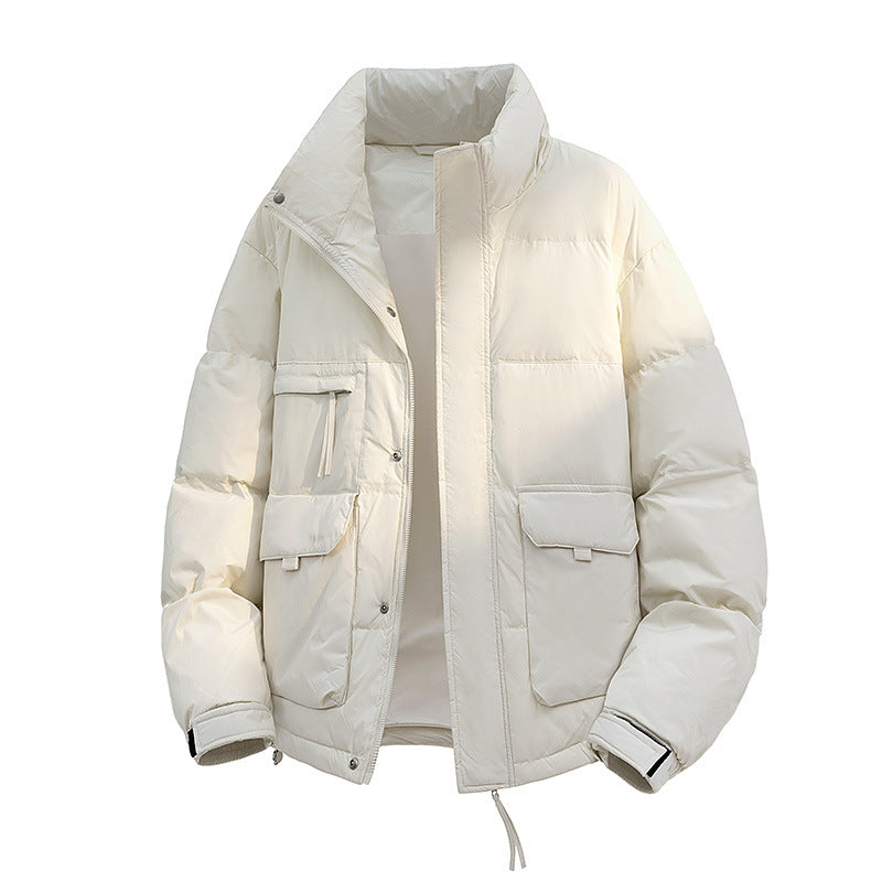 Herren Winterjacke Isoliert Mit Vielen Taschen