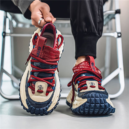 Damen Sneaker Chunky Sportlich Bequem Dämpfungssystem