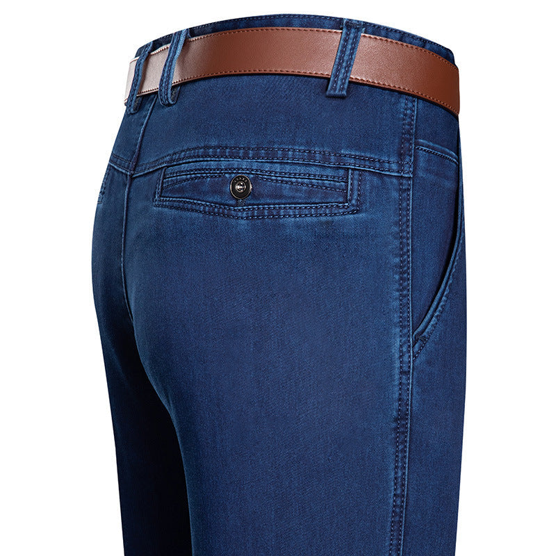 Herren Jeans Slim Fit Dark Wash Modern - BerlinGlamour