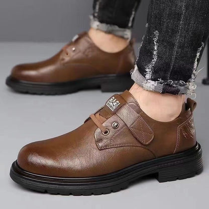 Herren Leder Schnürschuhe Modern Sportlich