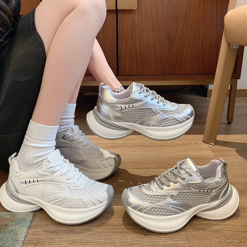 Damen Sneaker Sportlich Laufschuhe Leicht