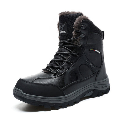 Wanderschuhe Damen Winter Warm Isolierend Rutschfest